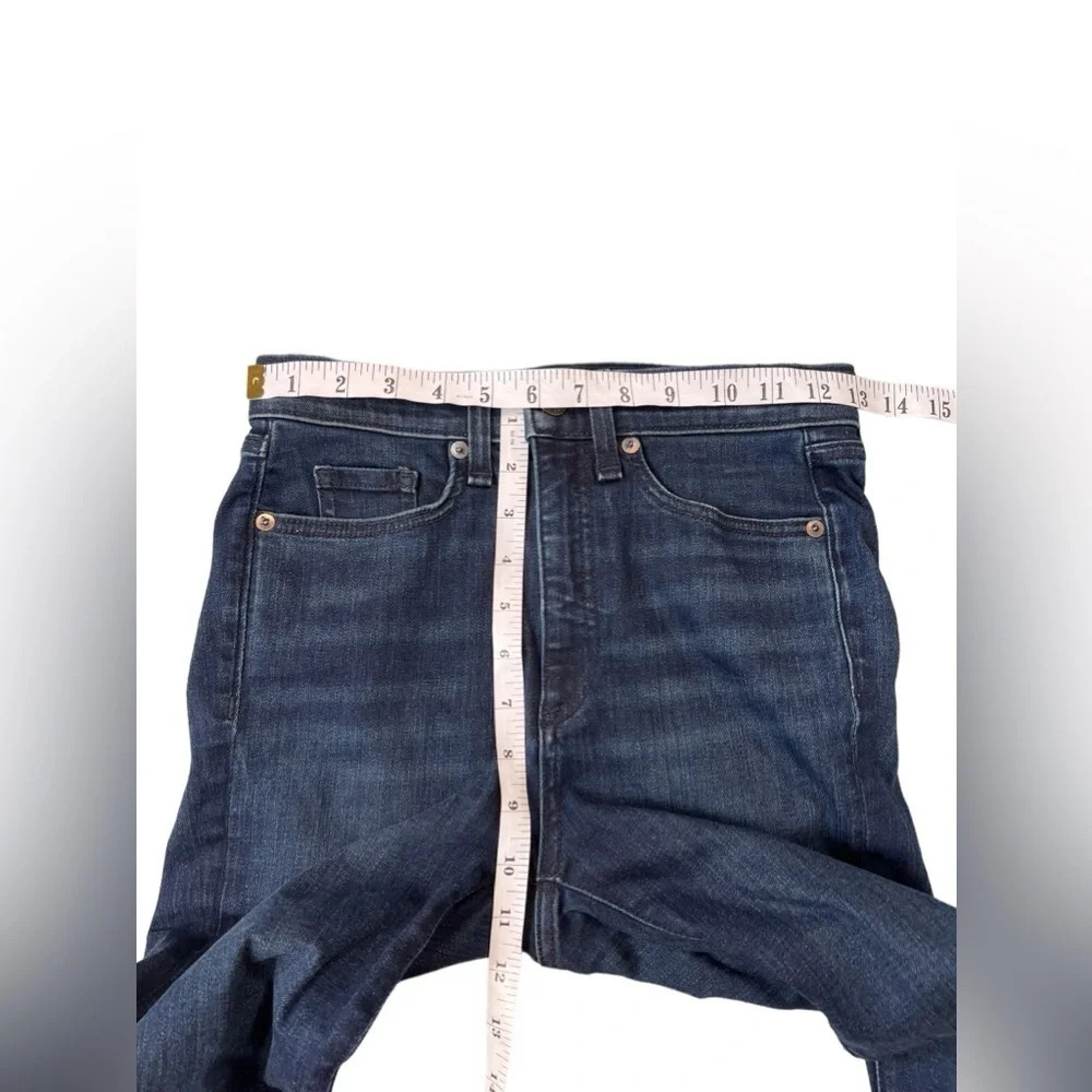 VERONICA BEARD Womens Jeans Carly “11 Kick Flare In Midnight Stretch Size 24 - Picture 8 of 14